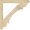 Ekena Millwork Olympic Arts & Crafts Rough Sawn Bracket, Douglas Fir, 4"W x 42"D x 42"H BKT04X42X42OLY03RDF - alternate 2